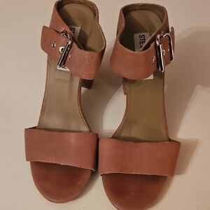 Steve Madden Tan Paola Sandals Size 7